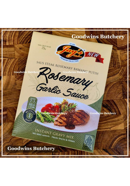 Gravy Jay's ROSEMARY GARLIC INSTANT GRAVY saus steak Jays 25g